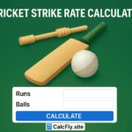 Cricket Strike Rate Calculator